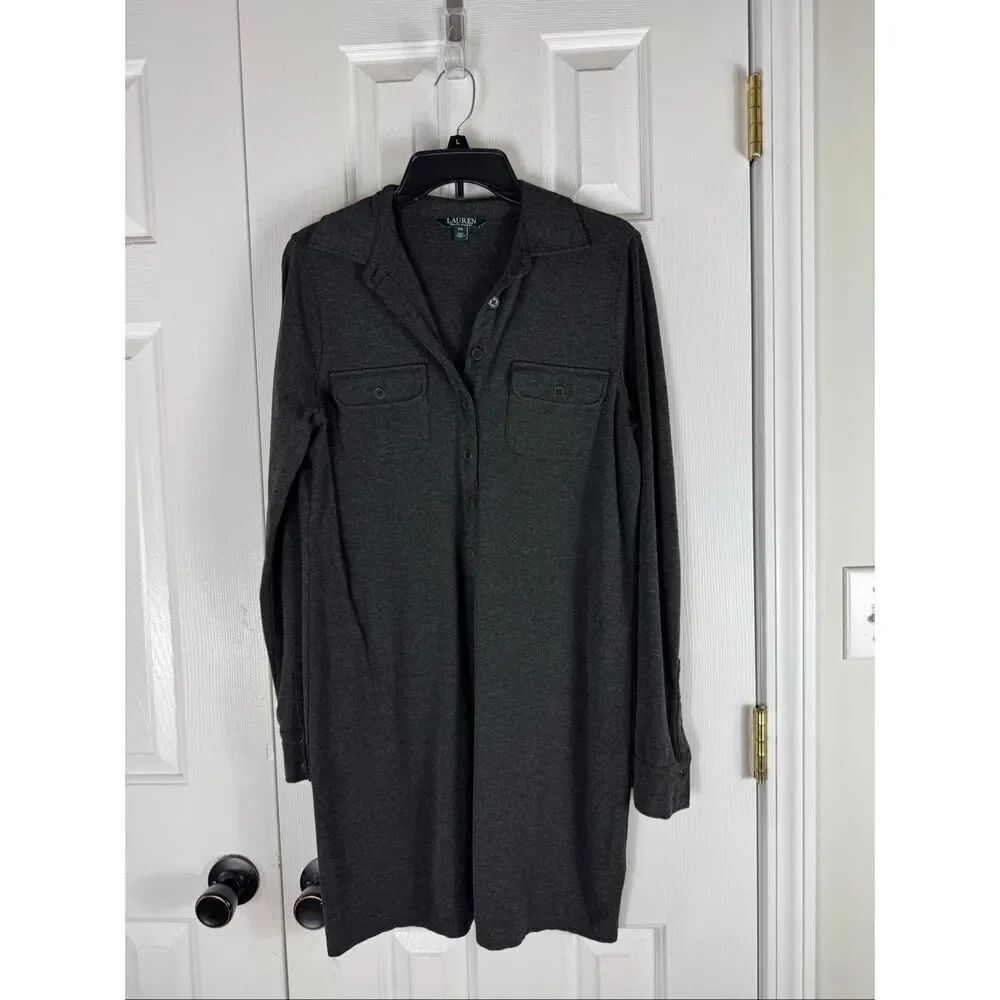 Ralph Lauren Womens Grey Dress Size PM